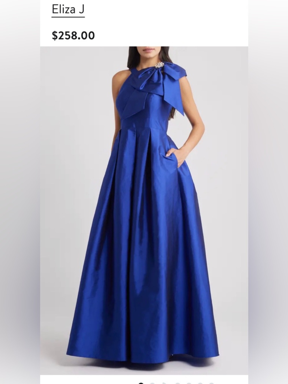Eliza J Bow Mikado Ballgown